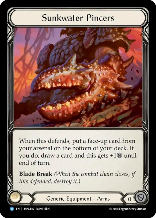 Sunkwater Pincers (MPG116) (Mastery Pack Guardian)