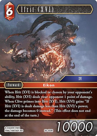 Image for Ifrit (XVI) (26-003R) (Gunslinger in the Abyss) - Final Fantasy TCG