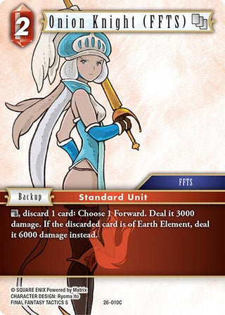 Image for Onion Knight (FFTS) (26-010C) (Gunslinger in the Abyss) - Final Fantasy TCG