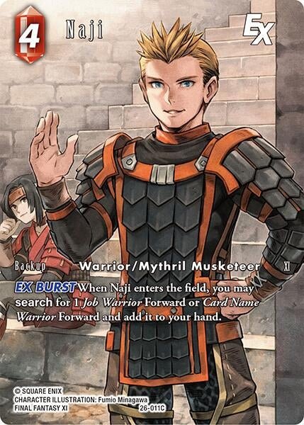 Image for Naji EX (Full Art) (26-011C) (Gunslinger in the Abyss) - Final Fantasy TCG