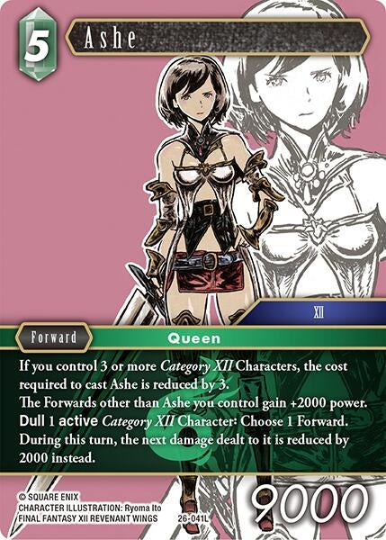 Image for Ashe (26-041L) (Gunslinger in the Abyss) - Final Fantasy TCG