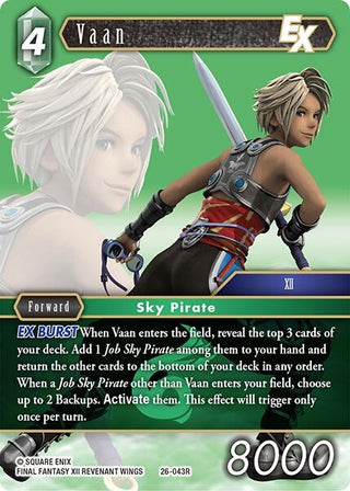 Vaan EX (26-043R) (Gunslinger in the Abyss)