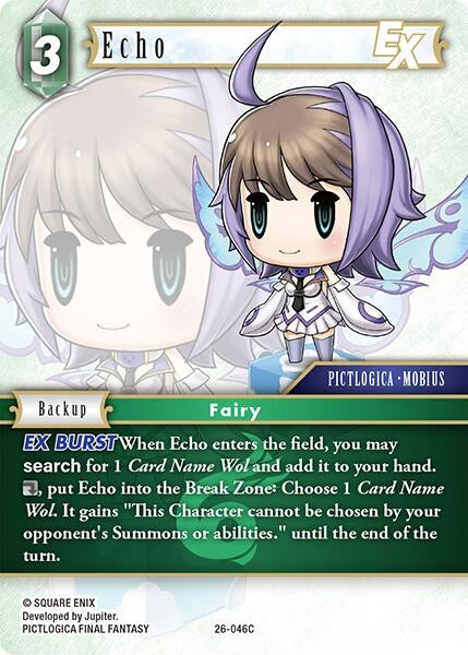 Image for Echo EX (26-046C) (Gunslinger in the Abyss) - Final Fantasy TCG
