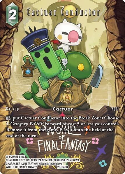 Image for Cactuar Conductor (Full Art) (26-049R) (Gunslinger in the Abyss) - Final Fantasy TCG