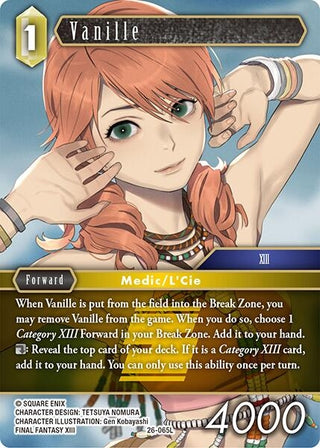 Image for Vanille (26-065L) (Gunslinger in the Abyss) - Final Fantasy TCG