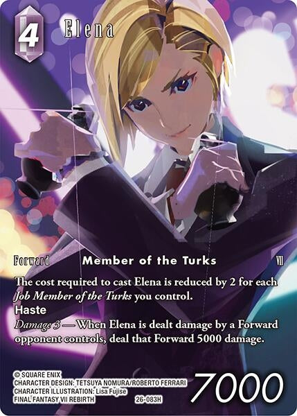 Image for Elena (Full Art) (26-083H) (Gunslinger in the Abyss) - Final Fantasy TCG