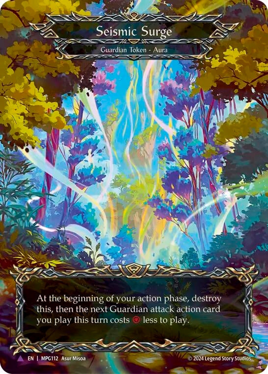 Image for Seismic Surge (Forest) (Marvel) (MPG112) (Mastery Pack Guardian) - Flesh and Blood TCG