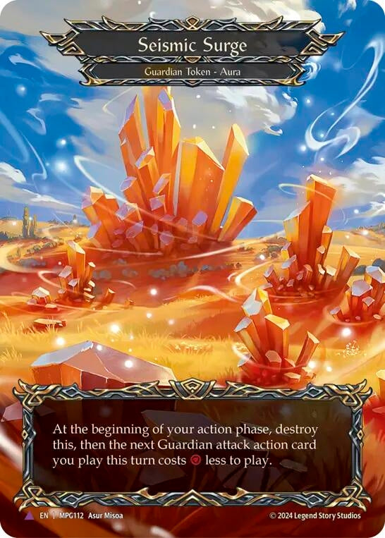 Image for Seismic Surge (Crystal) (Marvel) (MPG112) (Mastery Pack Guardian) - Flesh and Blood TCG