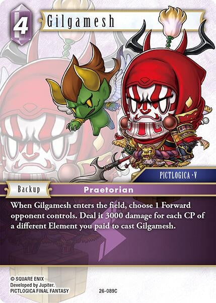 Image for Gilgamesh (26-089C) (Gunslinger in the Abyss) - Final Fantasy TCG