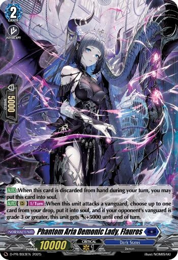Image for Phantom Aria Demonic Lady, Flauros (Foil) (D-PR/893EN) (D Promo Cards) - Cardfight Vanguard