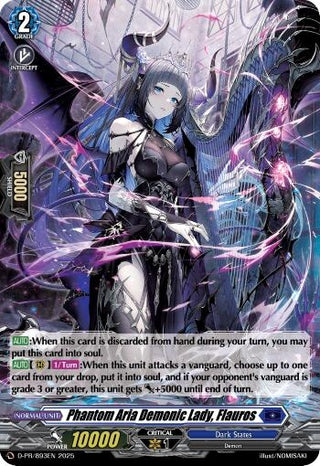 Image for Phantom Aria Demonic Lady, Flauros (Foil) (D-PR/893EN) (D Promo Cards) - Cardfight Vanguard