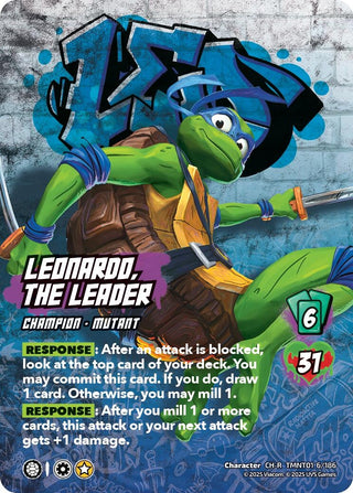 Leonardo, the Leader (TMNT01 6/186) (Teenage Mutant Ninja Turtles)
