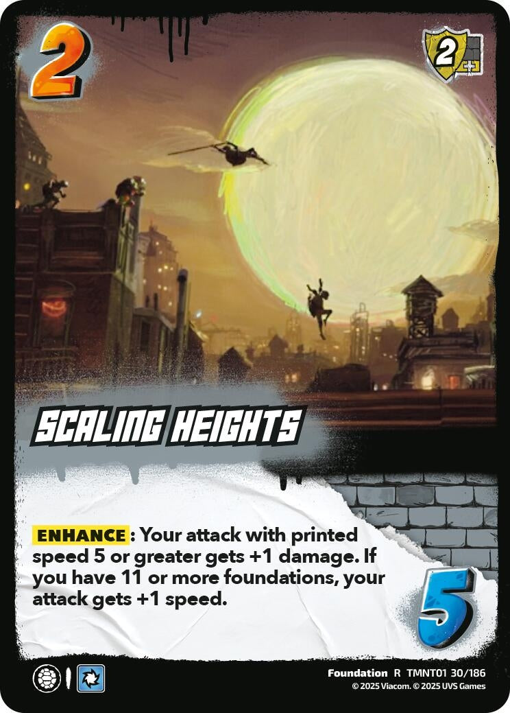 Scaling Heights (TMNT01 30/186) (Teenage Mutant Ninja Turtles)