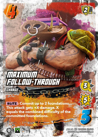Image for Maximum Follow-Through (TMNT01 62/186) (Teenage Mutant Ninja Turtles) - UniVersus