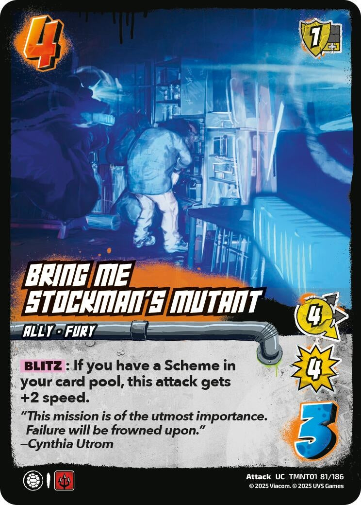 Bring Me Stockman's Mutant (TMNT01 81/186) (Teenage Mutant Ninja Turtles)