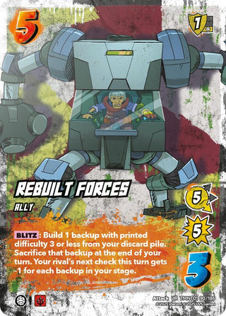 Rebuilt Forces (TMNT01 90/186) (Teenage Mutant Ninja Turtles)