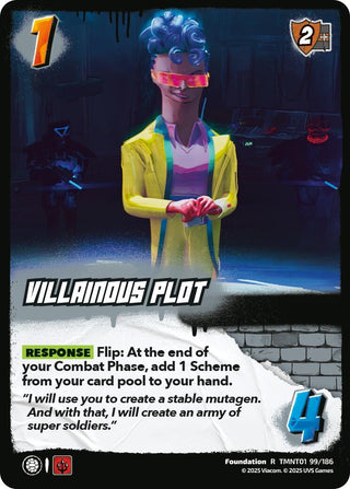 Villainous Plot (TMNT01 99/186) (Teenage Mutant Ninja Turtles)