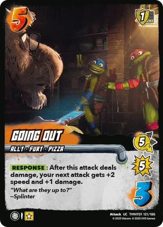 Going Out (TMNT01 121/186) (Teenage Mutant Ninja Turtles)
