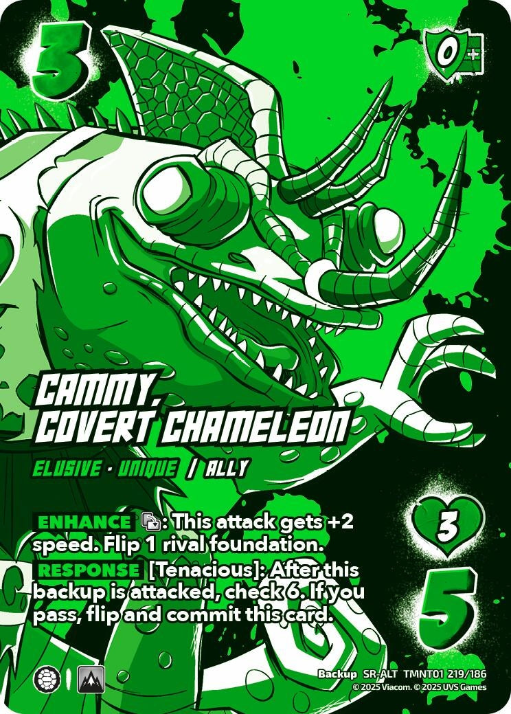 Image for Cammy, Covert Chameleon (Alternate Art) (TMNT01 219/186) (Teenage Mutant Ninja Turtles) - UniVersus