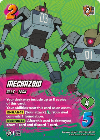 Image for Mechazoid (Alternate Art) (TMNT01 237/186) (Teenage Mutant Ninja Turtles) - UniVersus