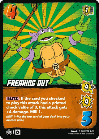 Image for Freaking Out (TMNT02) (TMNT02 2/19) (Teenage Mutant Ninja Turtles) - UniVersus