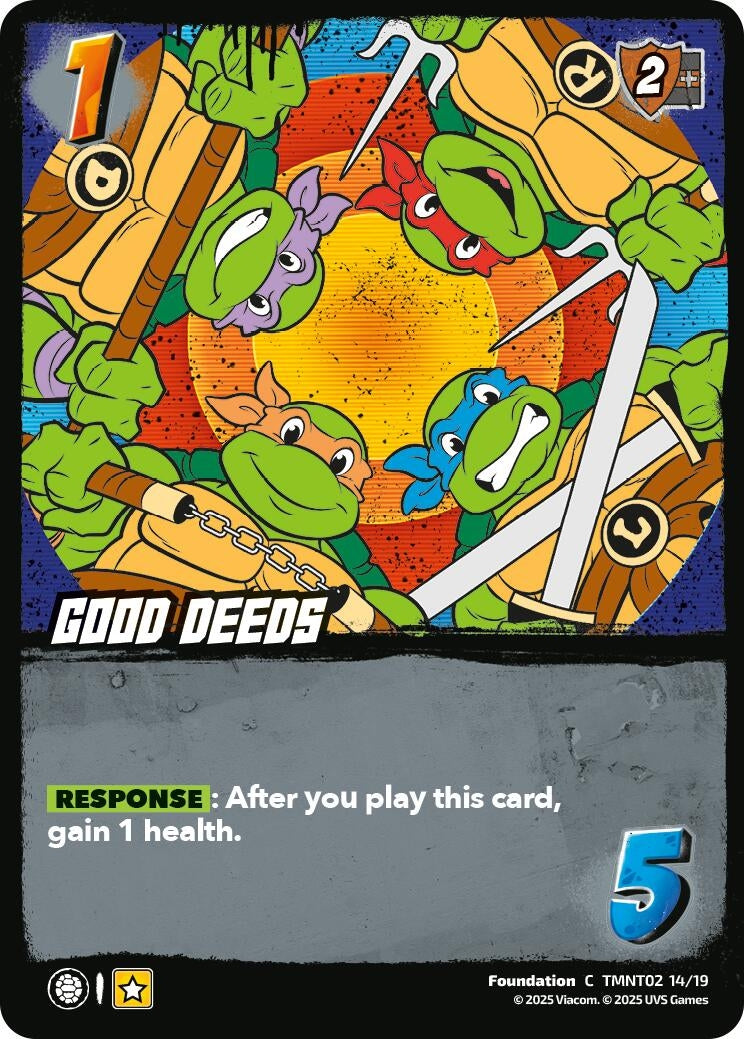 Image for Good Deeds (TMNT02) (TMNT02 14/19) (Teenage Mutant Ninja Turtles) - UniVersus