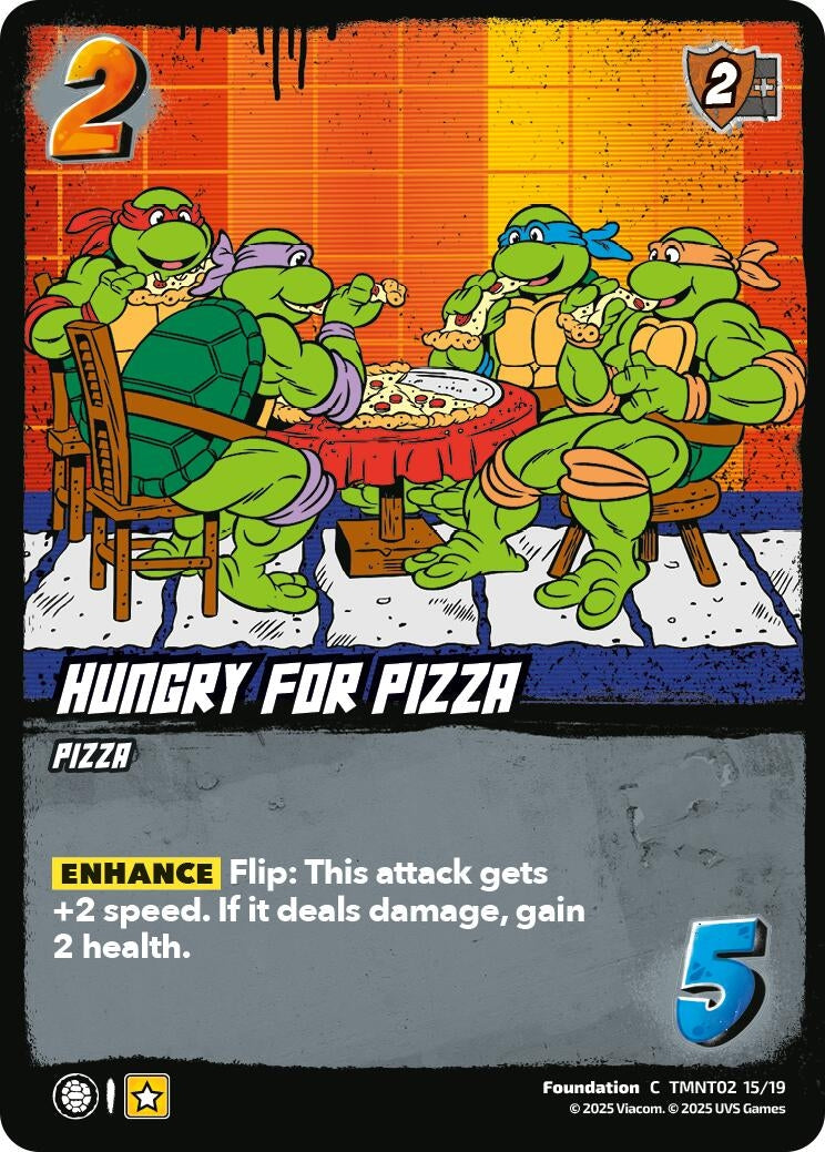 Image for Hungry for Pizza (TMNT02) (TMNT02 15/19) (Teenage Mutant Ninja Turtles) - UniVersus