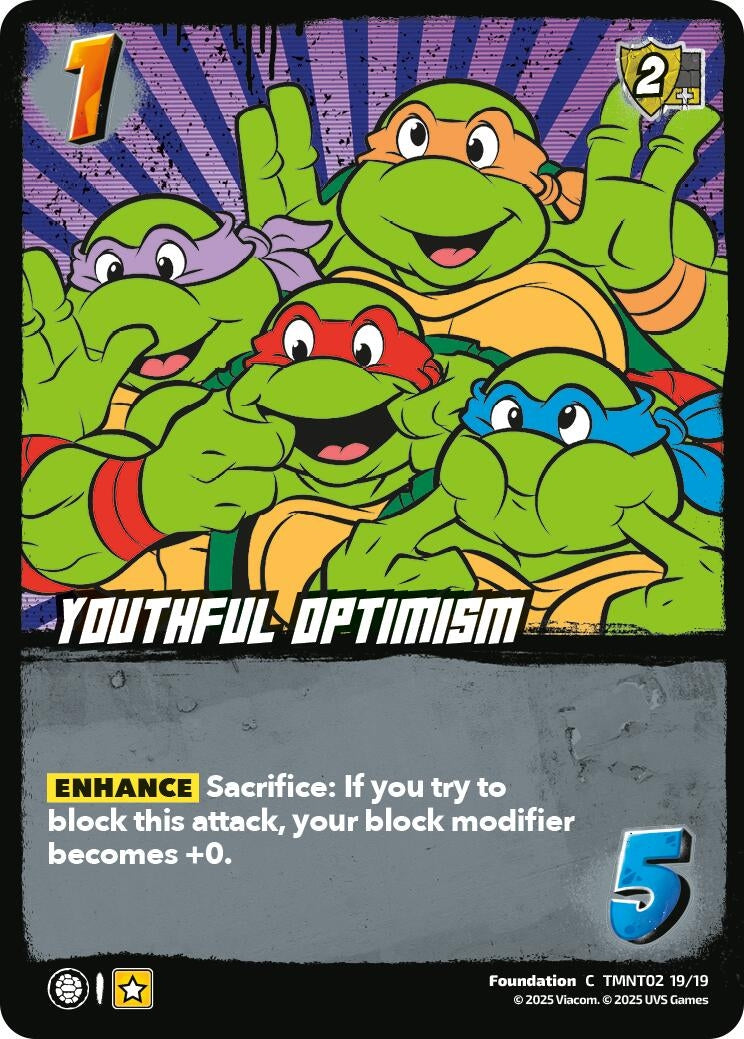 Image for Youthful Optimism (TMNT02) (TMNT02 19/19) (Teenage Mutant Ninja Turtles) - UniVersus
