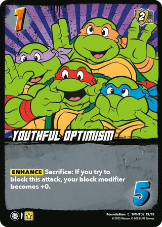 Image for Youthful Optimism (TMNT02) (TMNT02 19/19) (Teenage Mutant Ninja Turtles) - UniVersus