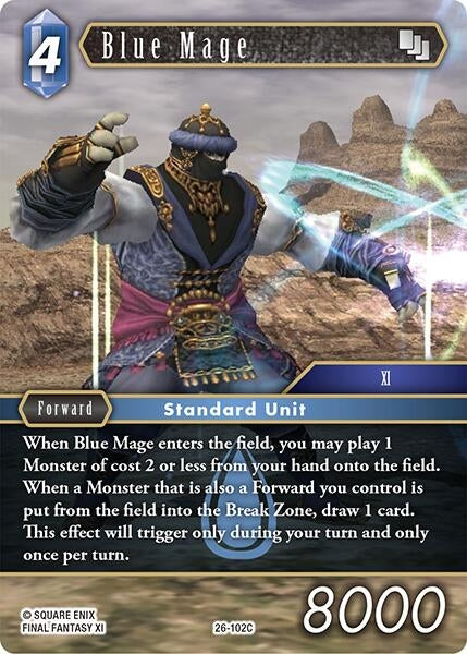 Image for Blue Mage (26-102C) (Gunslinger in the Abyss) - Final Fantasy TCG