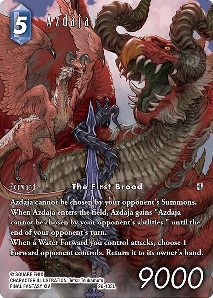 Image for Azdaja  (Full Art) (26-103L) (Gunslinger in the Abyss) - Final Fantasy TCG