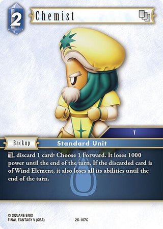 Image for Chemist (26-107C) (Gunslinger in the Abyss) - Final Fantasy TCG