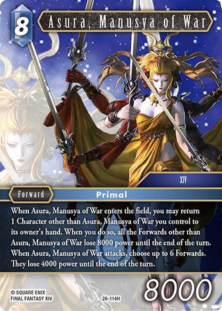 Asura, Manusya of War (26-114H) (Gunslinger in the Abyss)