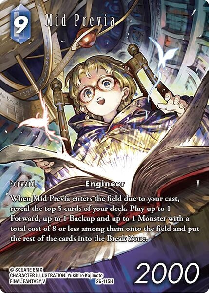 Image for Mid Previa (Full Art) (26-115H) (Gunslinger in the Abyss) - Final Fantasy TCG