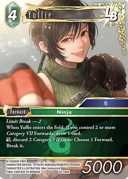 Image for Yuffie LB (26-126R) (Gunslinger in the Abyss) - Final Fantasy TCG