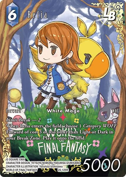 Image for Refia LB (Full Art) (26-129R) (Gunslinger in the Abyss) - Final Fantasy TCG