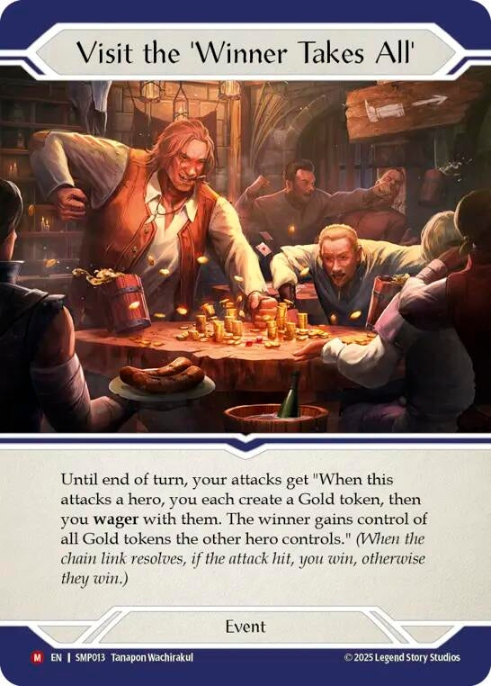 Image for Visit the 'Winner Takes All' (SMP013) (Smash Palace) - Flesh and Blood TCG