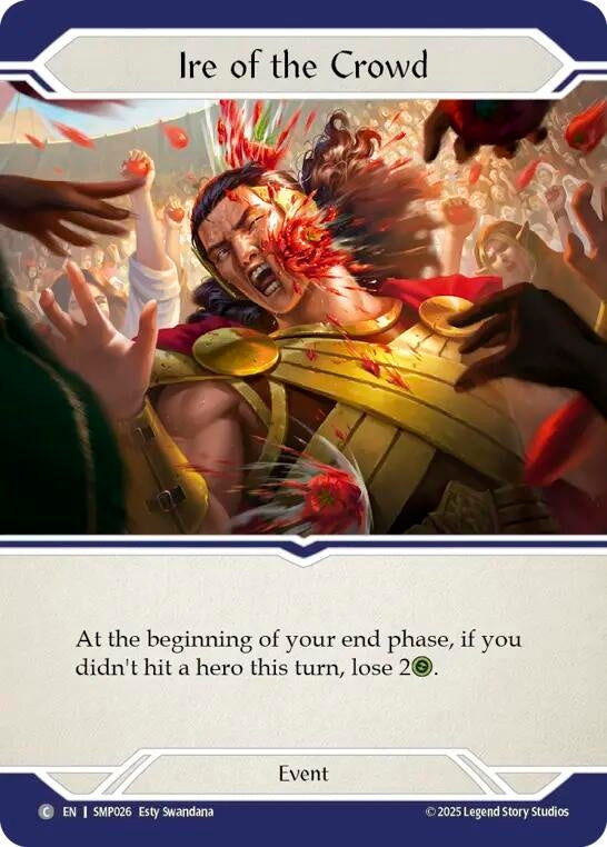 Image for Ire of the Crowd (SMP026) (Smash Palace) - Flesh and Blood TCG