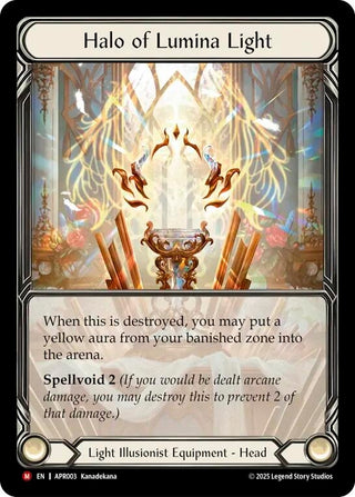 Image for Halo of Lumina Light (APR003) (Armory Deck: Legends Prism) - Flesh and Blood TCG