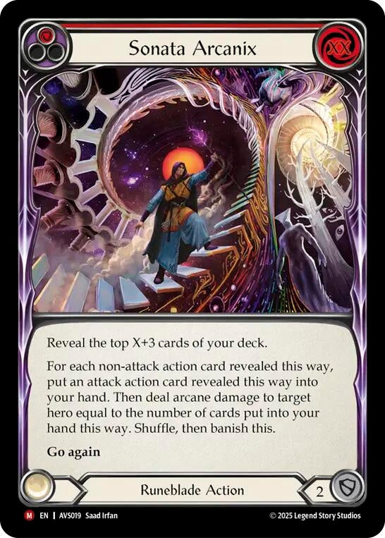 Image for Sonata Arcanix (Red) (AVS019) (Armory Deck: Legends Viserai) - Flesh and Blood TCG