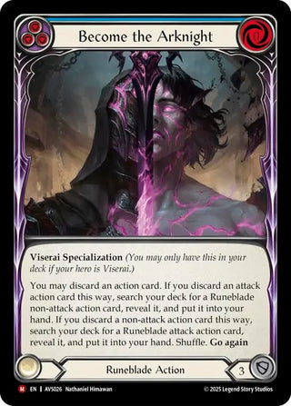 Image for Become the Arknight (Blue) (AVS026) (Armory Deck: Legends Viserai) - Flesh and Blood TCG