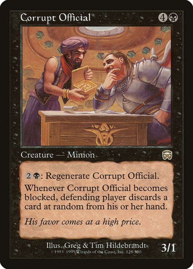 Corrupt Official (128) [MMQ] - MTG Single