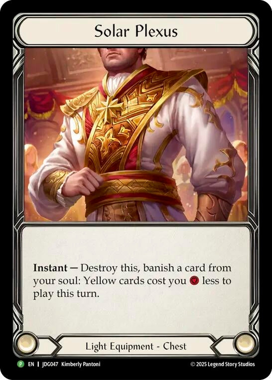 Image for Solar Plexus - JDG047 (JDG047) (Flesh and Blood: Promo Cards) - Flesh and Blood TCG
