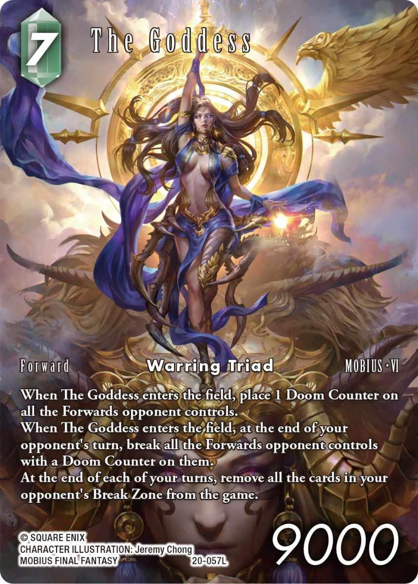 Image for The Goddess (Full Art) (20-057L) (Gunslinger in the Abyss) - Final Fantasy TCG