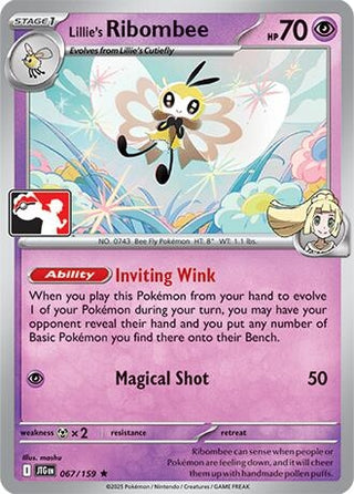 Image for Lillie's Ribombee (067/159) (Prize Pack Series Cards) - Pokemon