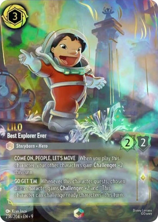 Image for Lilo - Best Explorer Ever (Enchanted) (238/204) (Fabled) - Disney Lorcana