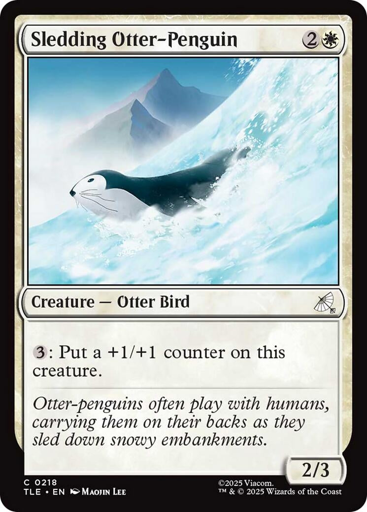 Image for Sledding Otter-Penguin (218) (Avatar: The Last Airbender: Eternal-Legal) - Magic: The Gathering