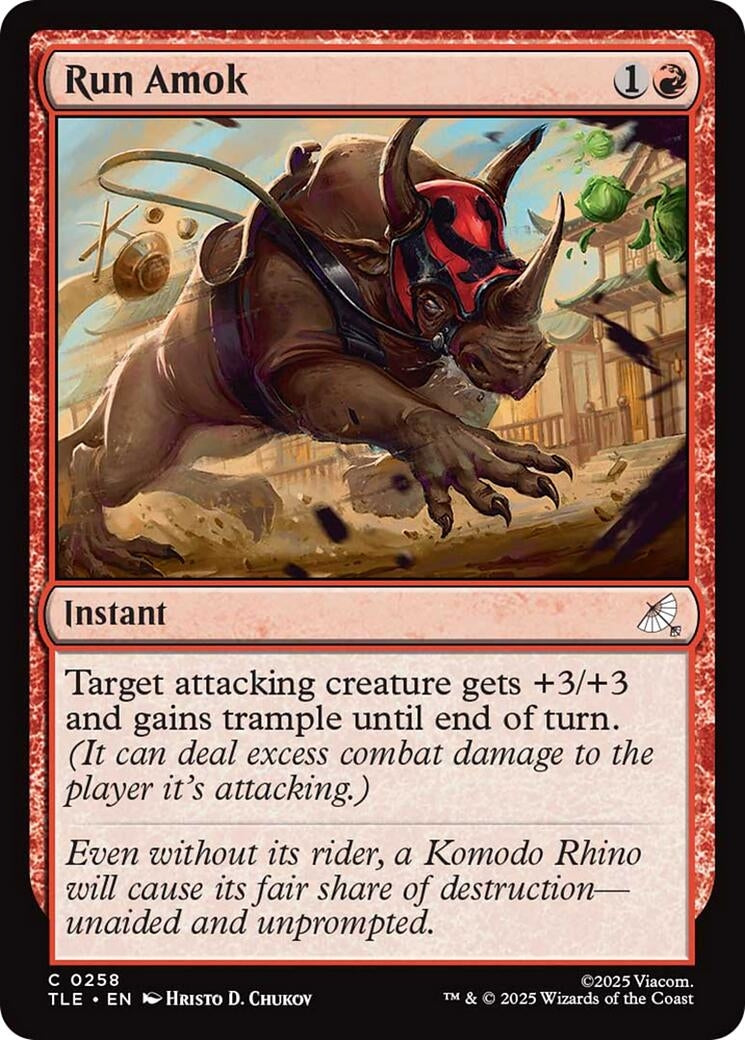 Image for Run Amok (258) (Avatar: The Last Airbender: Eternal-Legal) - Magic: The Gathering
