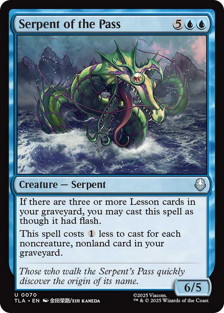 Image for Serpent of the Pass (70) (Avatar: The Last Airbender) - Magic: The Gathering