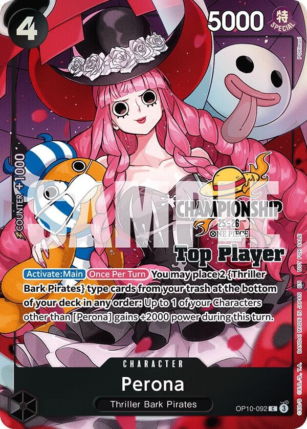 Image for Perona (CS 25-26 Top Player Pack) (OP10-092) (One Piece Promotion Cards) - One Piece Card Game